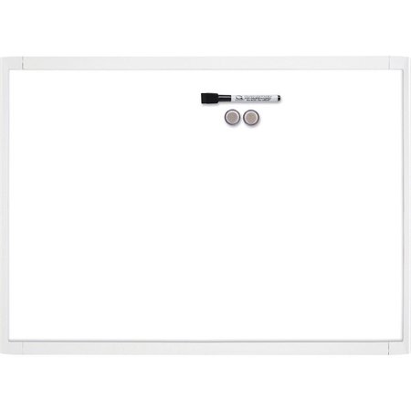 QUARTET Whiteboard, Magnetic, 11"x17", Assorted Frame Color QRTMHOW1117